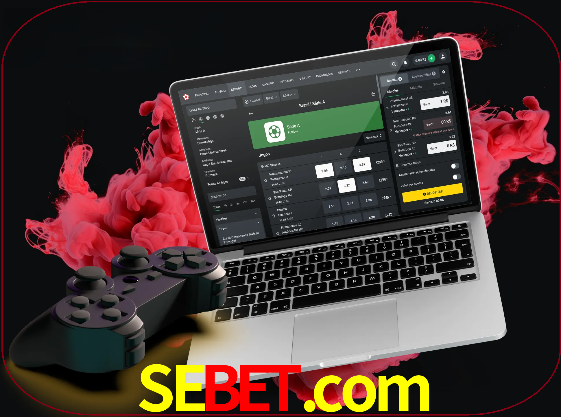 Visite a secção especial de jogos de vídeo em sebet para descobrir em que jogos pode apostar e ganhar muito dinheiro.
