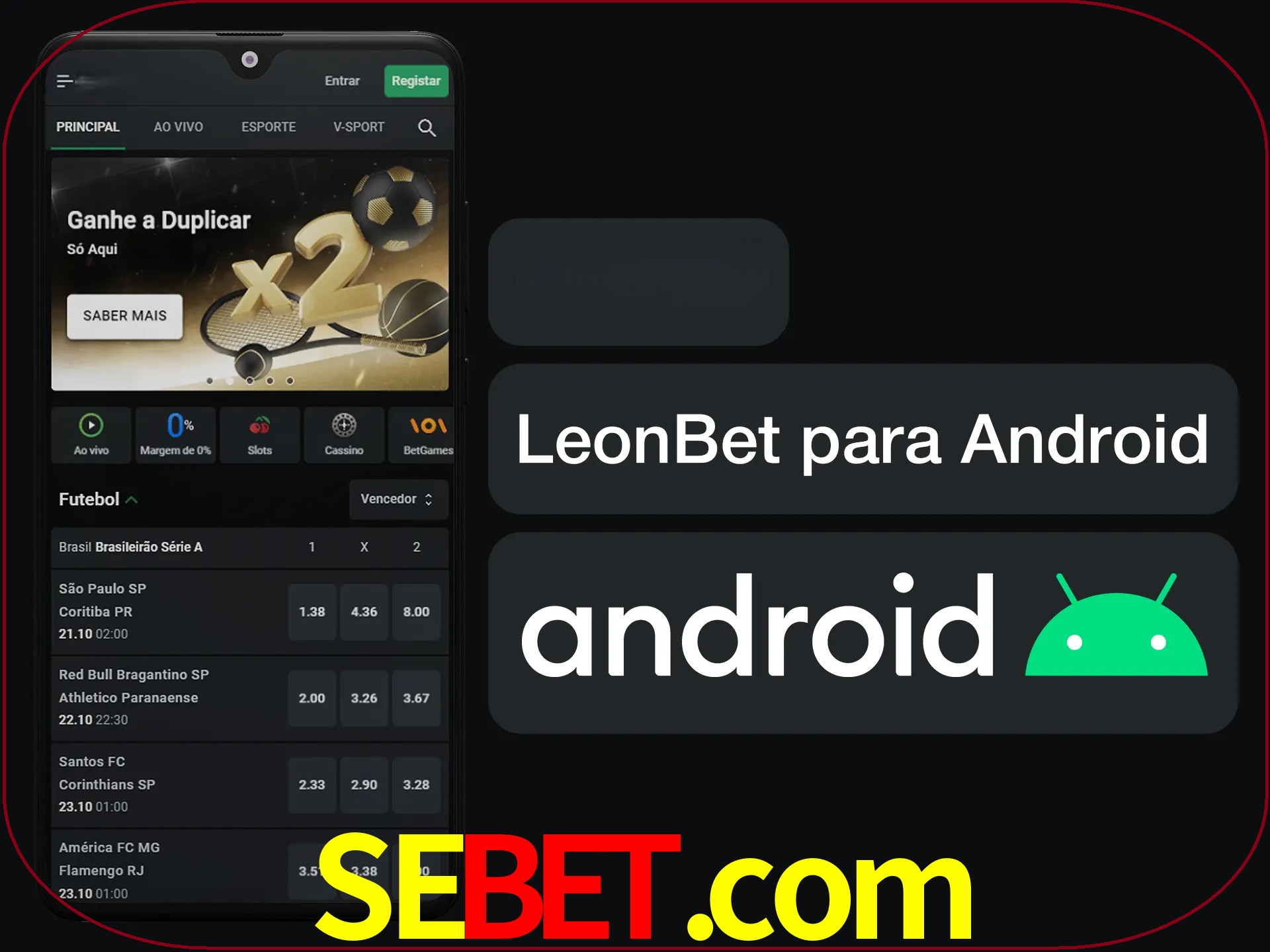 Adquira sua versão poket de LeonBet.